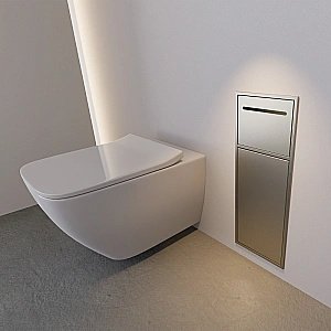 Скрытая настенная ниша Abber Nischen AN3008BST сталь брашированная купить в интернет-магазине сантехники Sanbest