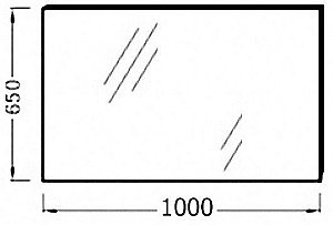 Зеркало Jacob Delafon OLA EB1099-RU 100 в ванную от интернет-магазине сантехники Sanbest