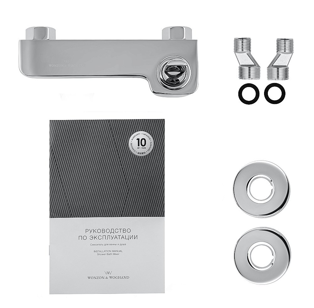 Смеситель для душа WONZON & WOGHAND SHARK, Хром (WW-48B4101-CR) купить в интернет-магазине сантехники Sanbest