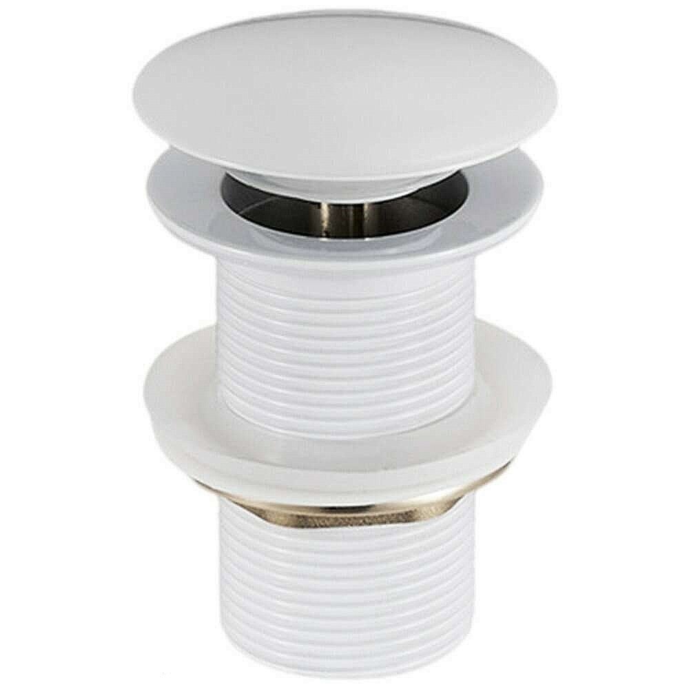 Донный клапан SantiLine SL-120 без перелива белый матовый купить в интернет-магазине сантехники Sanbest