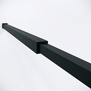 Душевая перегородка Niagara Nova 120 NG-582-12BLACK профиль черный матовый/стекло белый градиент купить в интернет-магазине Sanbest