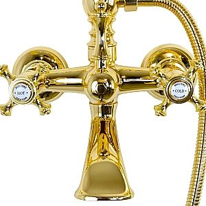 Смеситель для ванны Migliore PRESTIGE 32449 золото купить в интернет-магазине сантехники Sanbest