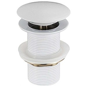 Донный клапан SantiLine SL-120 без перелива белый матовый купить в интернет-магазине сантехники Sanbest