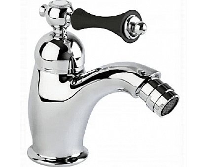 Смеситель для биде Cezares Margot BSM1-01 N хром/ручка черная купить в интернет-магазине сантехники Sanbest