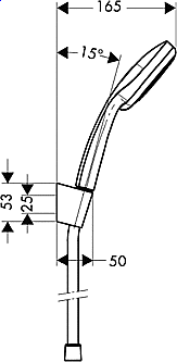 Душевая гарнитура Hansgrohe Croma 100 27594000 купить в интернет-магазине сантехники Sanbest