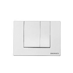 Кнопка для инсталляции BERGES NOVUM S4 белая купить в интернет-магазине сантехники Sanbest