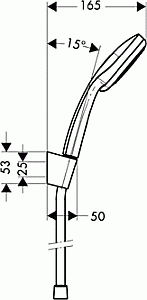 Душевая гарнитура Hansgrohe Croma 100 27594000 купить в интернет-магазине сантехники Sanbest