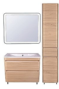 Тумба с раковиной Style Line Атлантика 90 напольная для ванной в интернет-магазине Sanbest