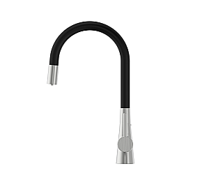 Смеситель для кухни Good Door KITCHEN-A СМ00056 брашированная сталь купить в интернет-магазине сантехники Sanbest