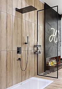 Душевая система Timo Briana SX-7119/03SM черная матовая купить в интернет-магазине сантехники Sanbest