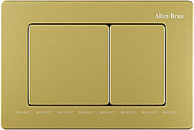 Кнопка для инсталляции Allen Brau Infinity 9.20A06.GB брашированное золото купить в интернет-магазине сантехники Sanbest