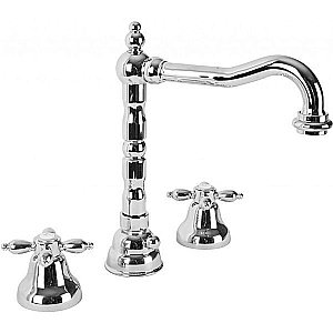 Смеситель для раковины Cezares NOSTALGIA-BLS2-01 хром купить в интернет-магазине сантехники Sanbest