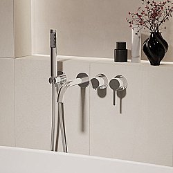 Смеситель для ванны Vincea Villa VTFW-1VL1CH хром купить в интернет-магазине сантехники Sanbest