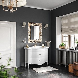 Тумба с раковиной Tiffany World Armony Nuovo ARM2110-B+GIU200110/ALZA bi*1 комплект для ванной в интернет-магазине Sanbest