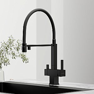 Смеситель для кухни Sancos Moro SC4006MB черный матовый купить в интернет-магазине сантехники Sanbest