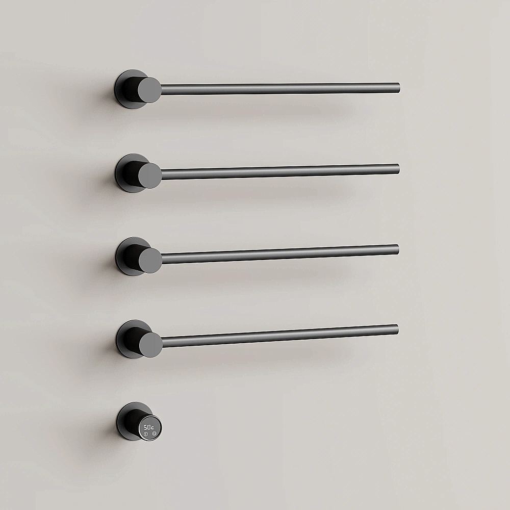 Полотенцесушитель электрический Sancos Linea SC14001MB черный матовый купить в интернет-магазине сантехники Sanbest