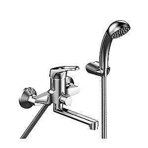 Смеситель для ванны Paini Fortis 06CR112LM хром купить в интернет-магазине сантехники Sanbest