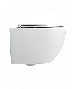 Унитаз подвесной с инсталляцией Agger ATI07150+APB100 белый, с крышкой микролифт, безободковый, слив-торнадо, с кнопкой хром купить в интернет-магазине Sanbest