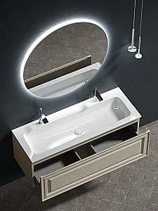 Тумба с раковиной Sancos Very VR120CE Beige Soft для ванной в интернет-магазине Sanbest