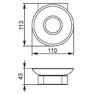 Мыльница Aquanet 5785 купить в интернет-магазине сантехники Sanbest