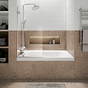 Ванна акриловая Niagara Atrio NG-A17070 170х70 белая купить в интернет-магазине Sanbest