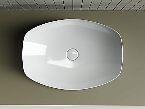 Раковина накладная Ceramica Nova Element CN5016 белая купить в интернет-магазине Sanbest