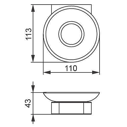 Мыльница Aquanet 5785 купить в интернет-магазине сантехники Sanbest