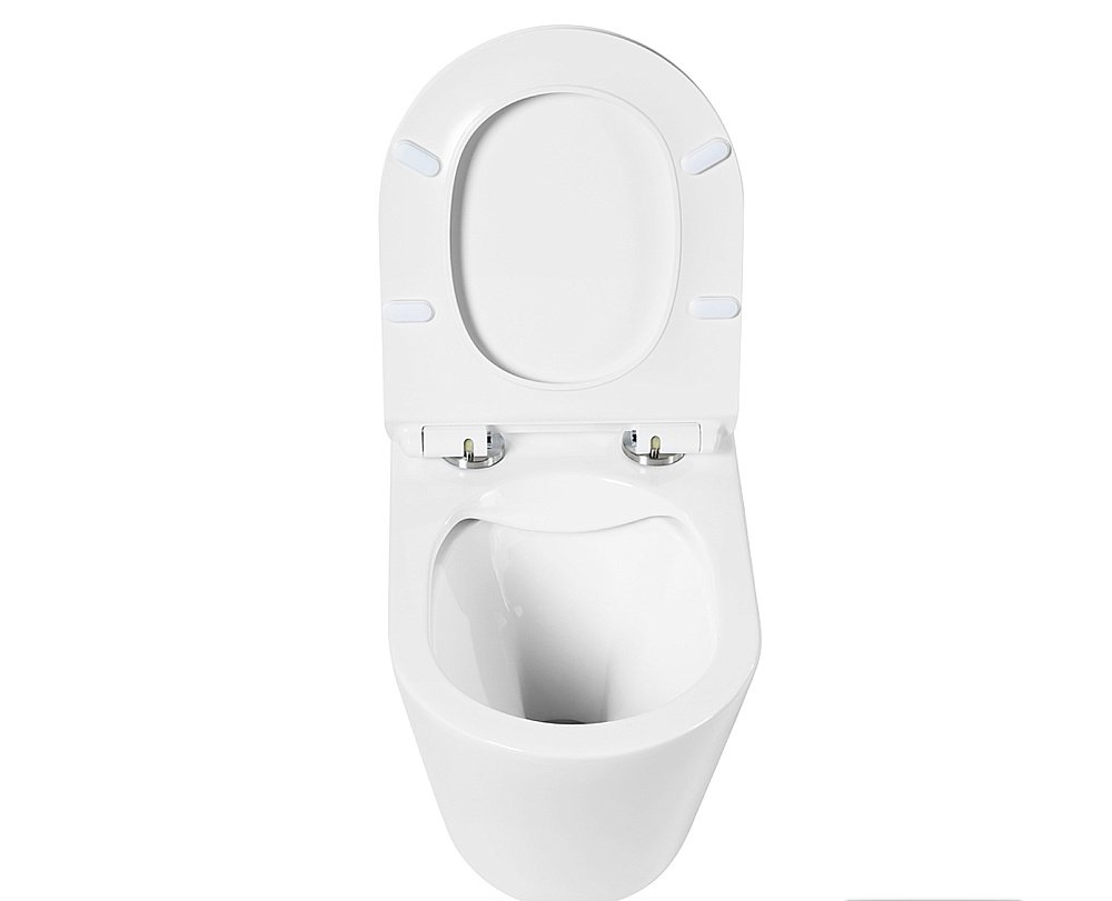 Унитаз подвесной BelBagno FLAY-R BB053CHR безободковый купить в интернет-магазине Sanbest