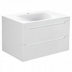 Тумба под раковину Vincea Fine 80 Белая купить в интернет-магазине сантехники Sanbest
