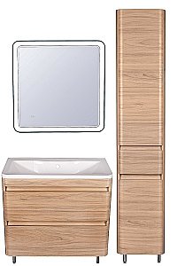 Тумба с раковиной Style Line Атлантика 80 напольная для ванной в интернет-магазине Sanbest