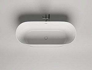 Ванна Salini MONA S-Stone 170х72 102922M белая матовая купить в интернет-магазине Sanbest