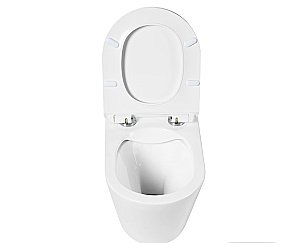 Унитаз подвесной BelBagno FLAY-R BB053CHR безободковый купить в интернет-магазине Sanbest