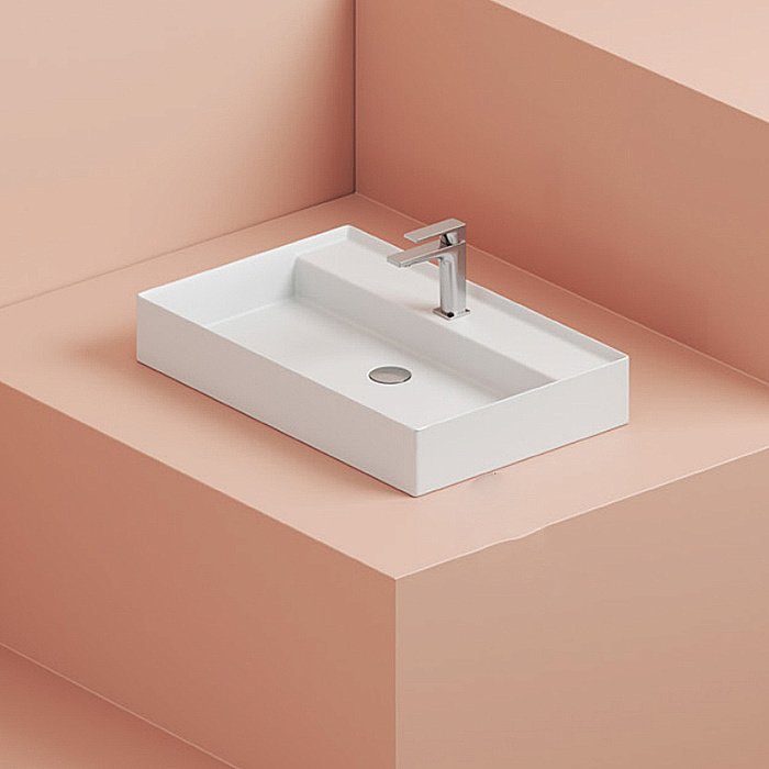 Раковина Artceram Scalino 75 SCL008 01 00 Bianco купить в интернет-магазине Sanbest