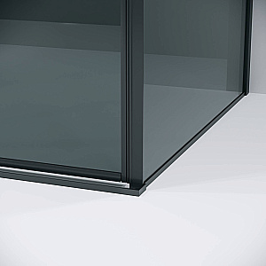 Душевой уголок Grossman Galaxy 100х100 120.K33.01.1010.21.10 стекло тонированное/профиль черный матовый купить в интернет-магазине Sanbest