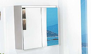 Зеркальный шкаф Armadi Art Vallessi кашемир матовый 80 купить в интернет-магазине сантехники Sanbest