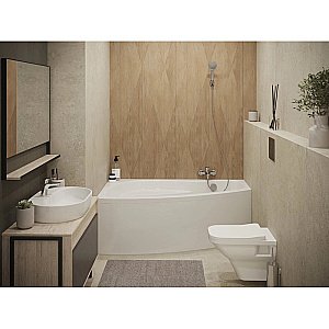 Ванна акриловая Santek Майорка 150x90 белая купить в интернет-магазине Sanbest