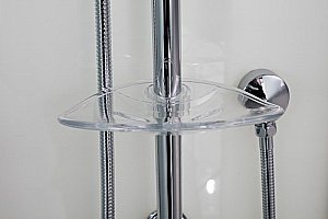 Душевая кабина Esbano Elegancia ES-129CKRB 120x90 стекло матовое/профиль белый купить в интернет-магазине Sanbest