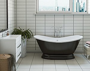 Ванна Эстет Бостон 180х74 на подиуме/цвет по RAL купить в интернет-магазине Sanbest