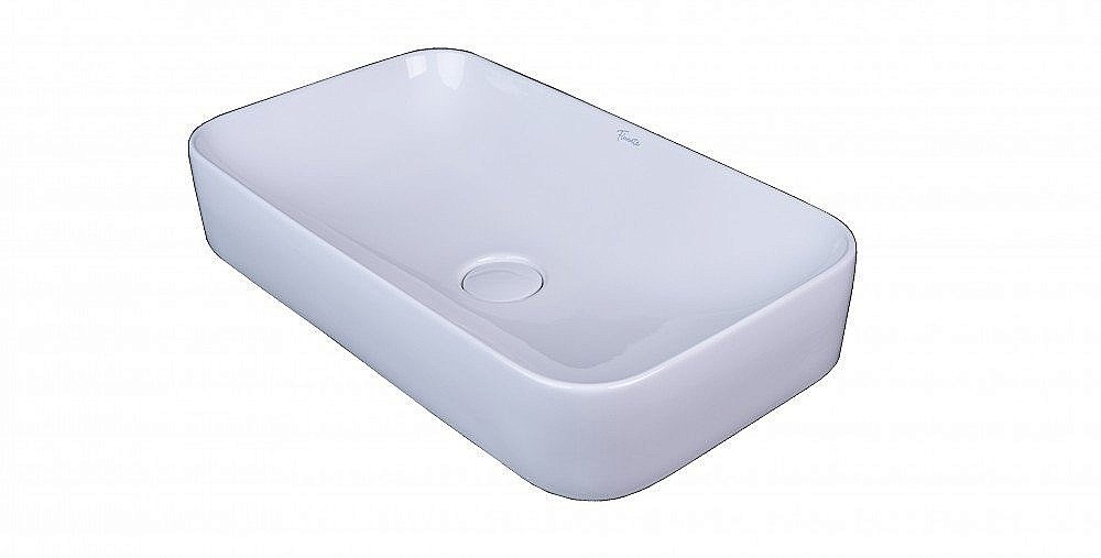 Раковина накладная Pestan Fluenta Round Washbasin 61,5 40008299 белая купить в интернет-магазине Sanbest