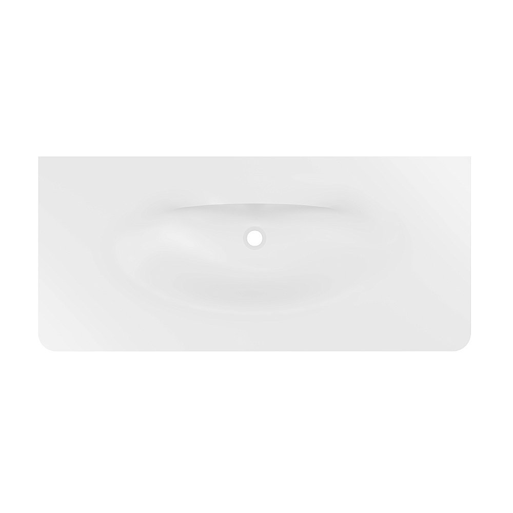 Раковина Vincea Caprise VCB-4CA120MWLG белый матовый/светло-серый матовый купить в интернет-магазине Sanbest