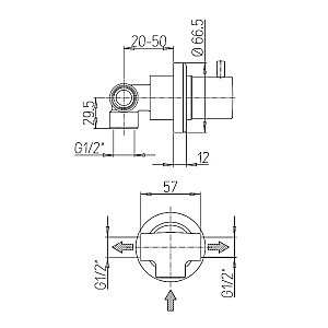 Душевая система PAINI Cox 78PJSET36911THSHBATH золото матовое купить в интернет-магазине сантехники Sanbest