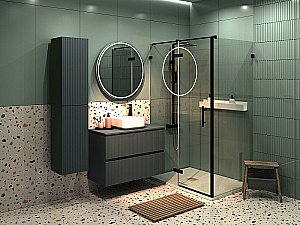 Пенал Aquanet Джейн 35 313305 маренго для ванной в интернет-магазине сантехники Sanbest