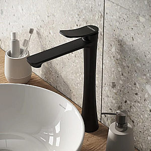 Смеситель для раковины Grossman Advans 520.K35.09.210 черный матовый купить в интернет-магазине сантехники Sanbest