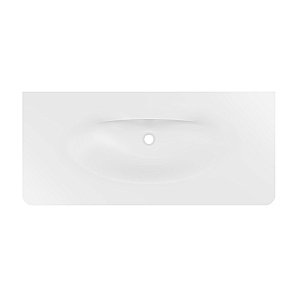 Раковина Vincea Caprise VCB-4CA120MWLG белый матовый/светло-серый матовый купить в интернет-магазине Sanbest