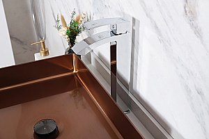 Смеситель для раковины GID Victoria L120CHD хром купить в интернет-магазине сантехники Sanbest