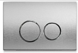 Кнопка для инсталляции CeramaLux DC-011 серебро купить в интернет-магазине сантехники Sanbest