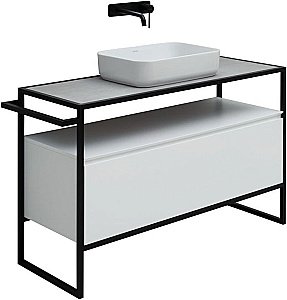 Тумба с раковиной Allen Brau Priority 120 1.31004.WM белый матовый для ванной в интернет-магазине Sanbest