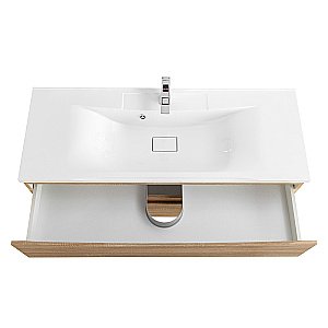 Тумба с раковиной Belbagno MARINO 120 подвесная Rovere Bianco для ванной в интернет-магазине Sanbest