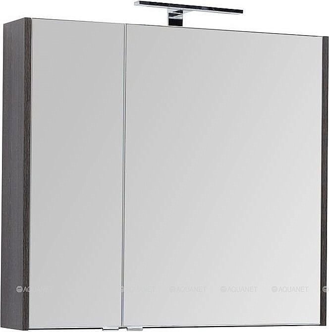 Зеркальный шкаф Aquanet Остин 85 тдуб кантербери купить в интернет-магазине сантехники Sanbest
