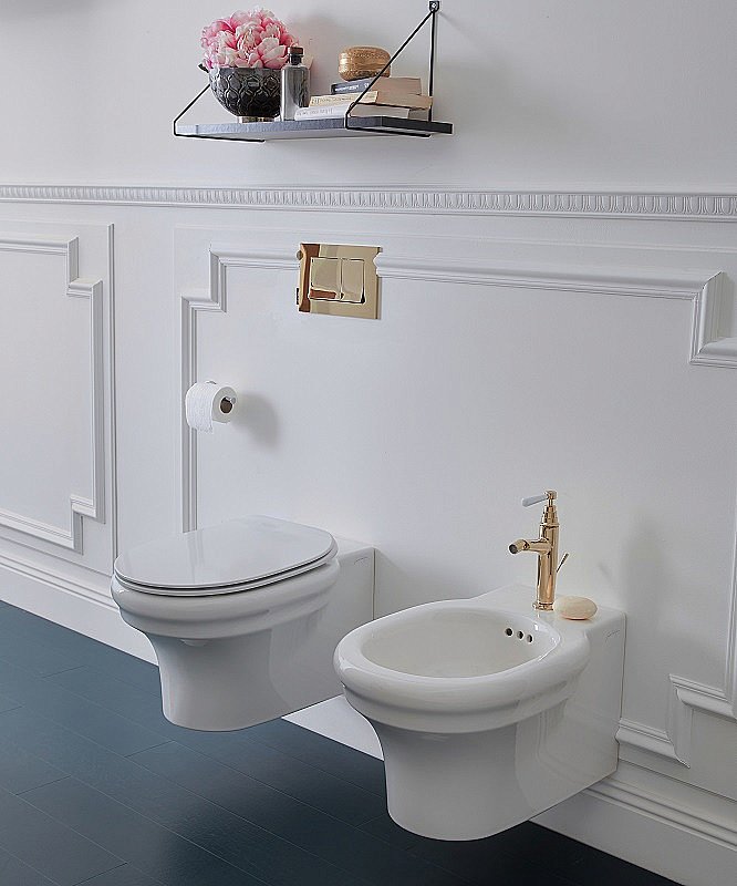 Биде подвесное Jacob Delafon CLEO 1889 EMI0002-0 белое купить в интернет-магазине Sanbest